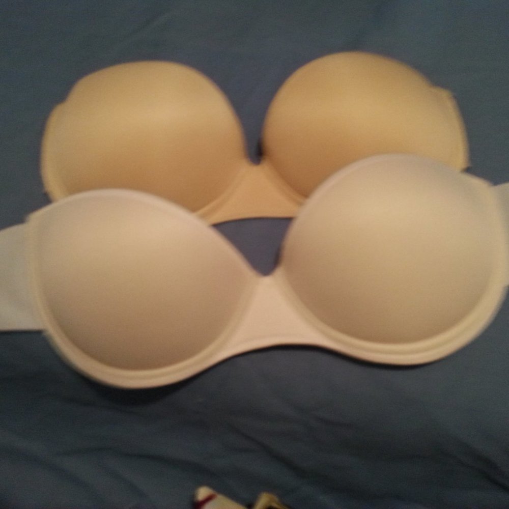 2 HIBALY BRAS TOTALLY BACKLESS & STRAPLESS NEW - Picture 2 of 7